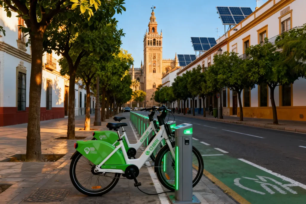 Bicicletas eléctricas modernas ofreciendo transporte sostenible y eficiente