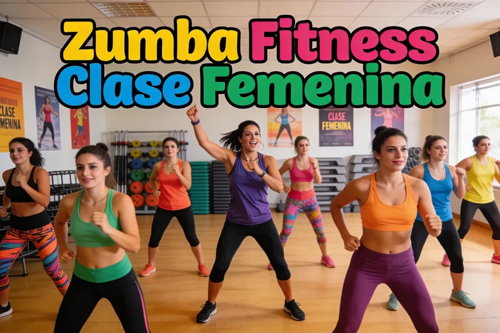 Clase colectiva exclusiva para mujeres en gimnasio sevillano moderno.